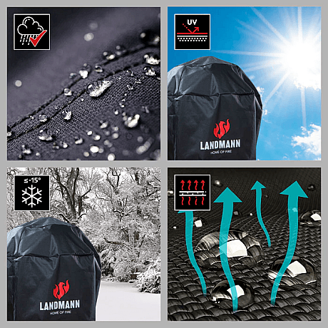 Landmann - Grillöverdrag till klotgrill - 47-57 cm