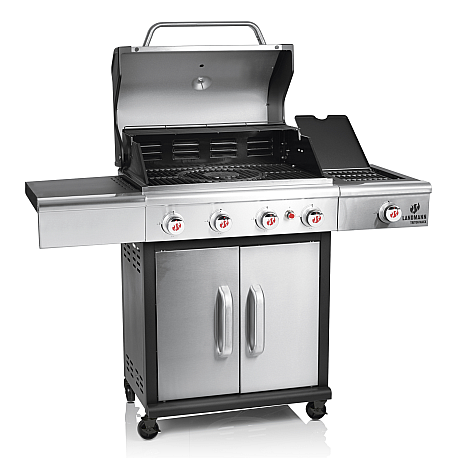 Landmann - Triton 4.1 MaxX Rostfri - 4 brännare & infraröd sidobrännare