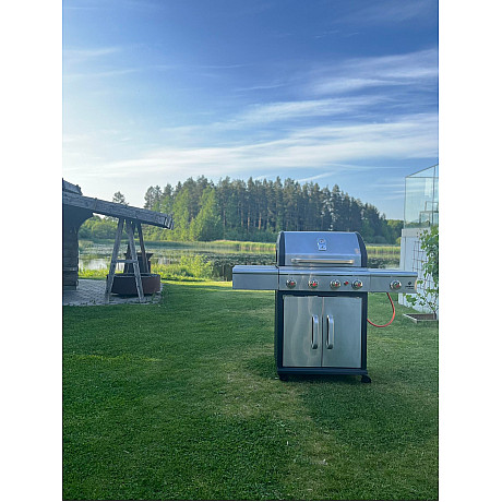 Landmann - Triton 4.1 MaxX Rostfri - 4 brännare & infraröd sidobrännare