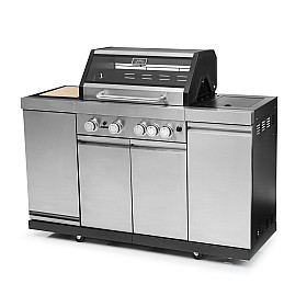 Gasolgrill Landmann - Avalon Hybrid 4.1 MaxX - gas & kol, infraröd zon