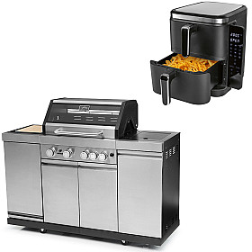  Landmann - Avalon Hybrid 4.1 MaxX + Kochwerk - FryUp - 2X5L