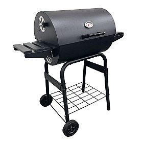 Kolgrill Landmann - Charcoal Barrel 550 - Sidobord & Termometer Kolgrill Landmann - Charcoal Barrel 550 - Sidobord & Termometer