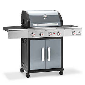 Gasolgrill Landmann - Triton 4.1 MaxX Grå - 800°C, LED-vred