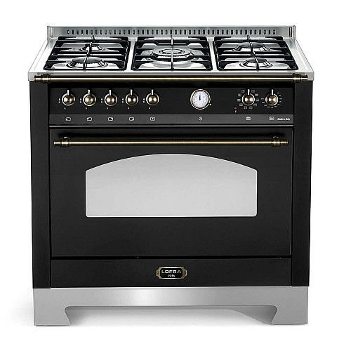 Lofra - Dolcevita gasspis 90 cm. Svart/ bronze