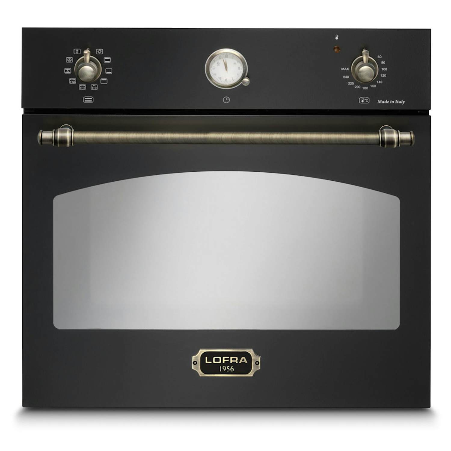 Lofra inbyggnadsugn dolcevita inbyggnadsugn 60 cm, svart/ bronze