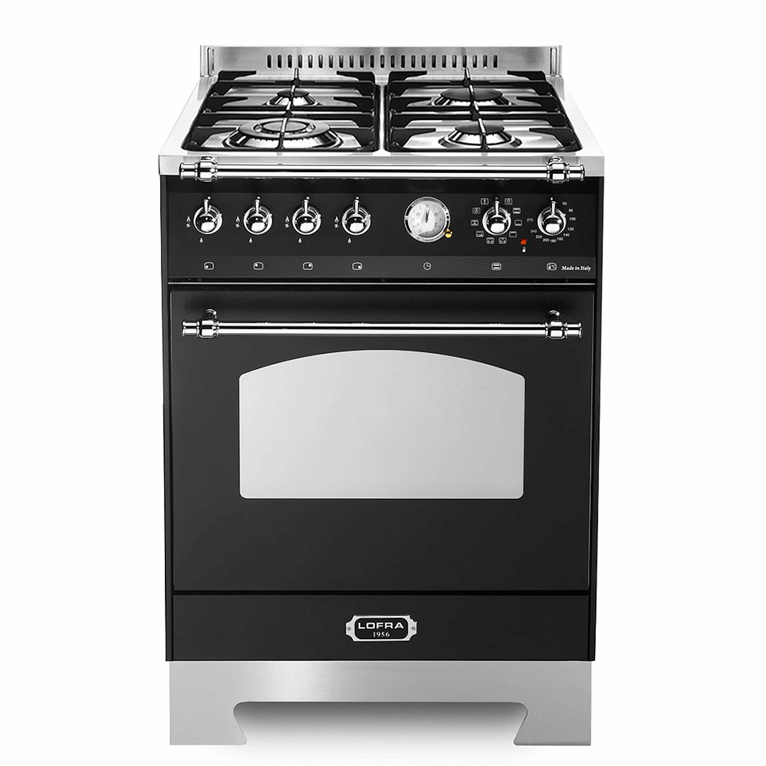 Lofra gasspis  gasspis dolce vita 60 cm 1 ugn, svart/krom