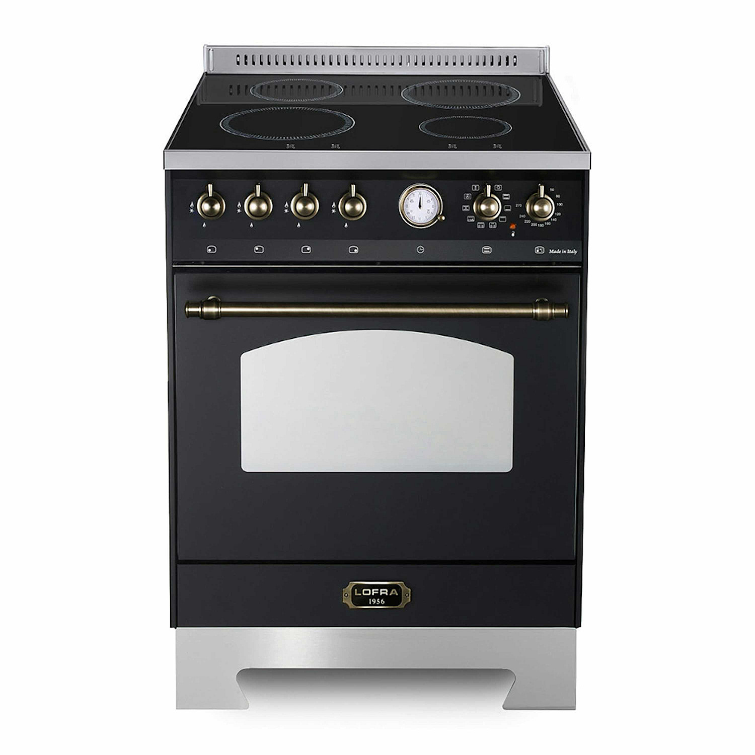 Lofra induktionsspis  induktionsspis dolce vita 60 cm 1 ugn, svart/brons