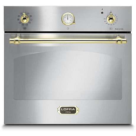 Lofra -  Inbyggnadsugn Dolce Vita 60 cm, Rostfri/Mässing
