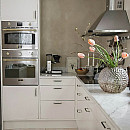 Lofra -  Inbyggnadsugn Dolce Vita 60 cm, Rostfri/Mässing