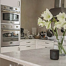 Lofra -  Inbyggnadsugn Dolce Vita 60 cm, Rostfri/Mässing