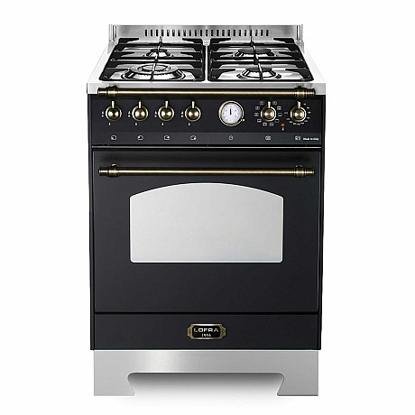 Lofra -  Gasspis Dolce Vita 60 cm 1 Ugn, Svart/Brons