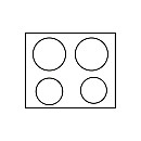 Lofra -  Induktionsspis Dolce Vita 70 cm 2 Ugnar,Rostfri