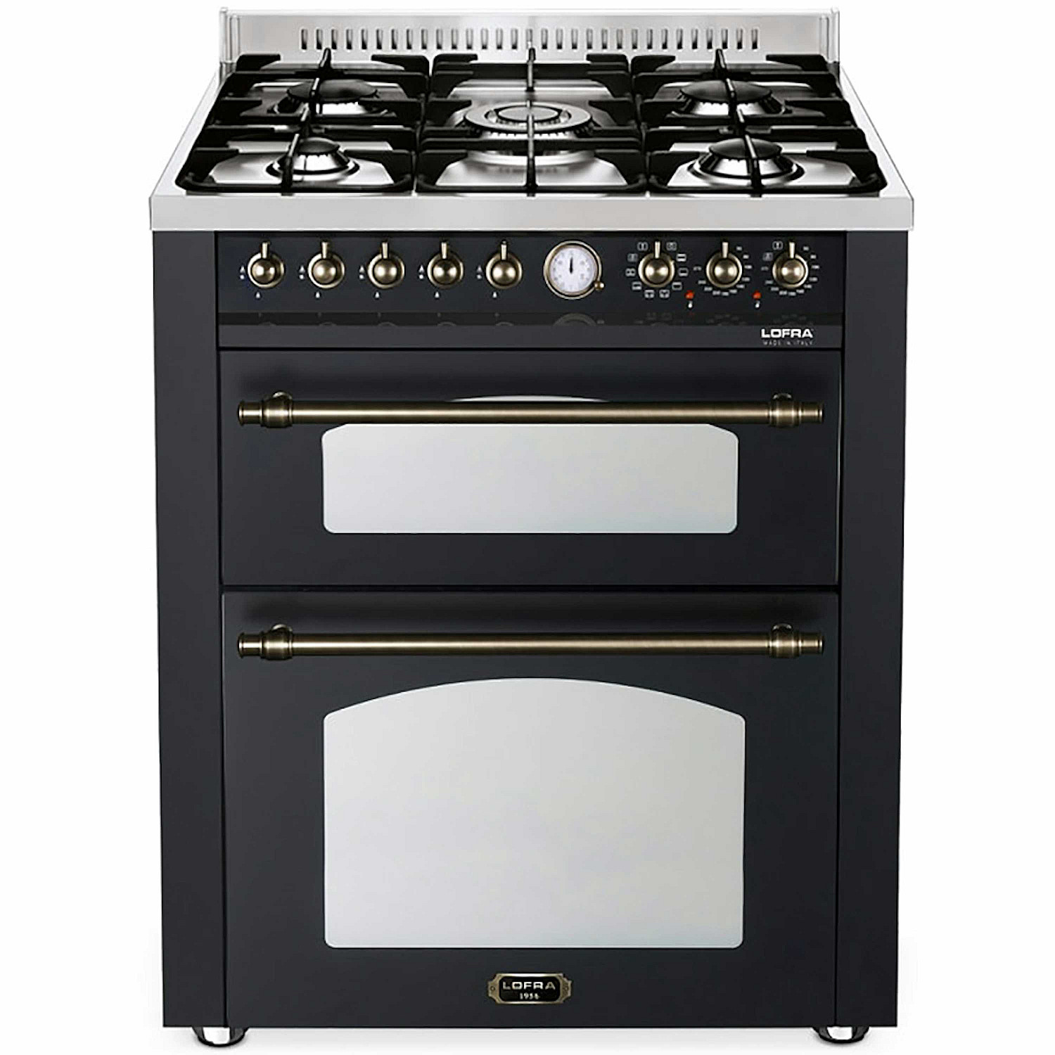 Lofra gasspis  gasspis dolce vita 70 cm 2 ugnar, svart/brons