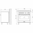 Lofra - Induktionsspis Dolce Vita 90 cm 1 Ugn Lofra - Induktionsspis Dolce Vita 90 cm 1 Ugn
