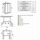 Lofra - Kylskåp Dolce Vita, Svart/ krom
