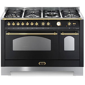 Gasspis Lofra -  Gasspis Dolce Vita 120 cm (2 ugnar) (Svart/Mässing)