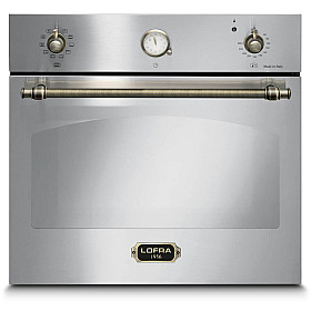  Lofra -  Inbyggnadsugn Dolce Vita 60 cm, Rostfri/Brons