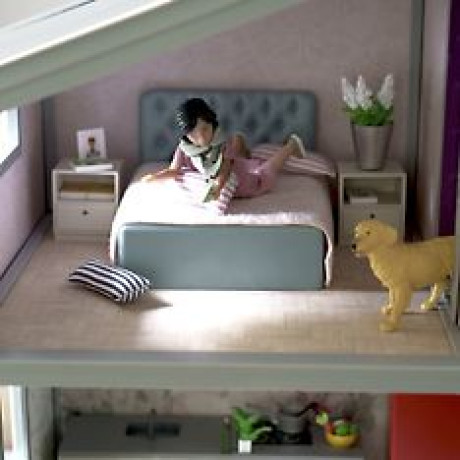 Lundby - dockhus Basic - Dockhus sovrumsset Lundby - dockhus Basic - Dockhus sovrumsset