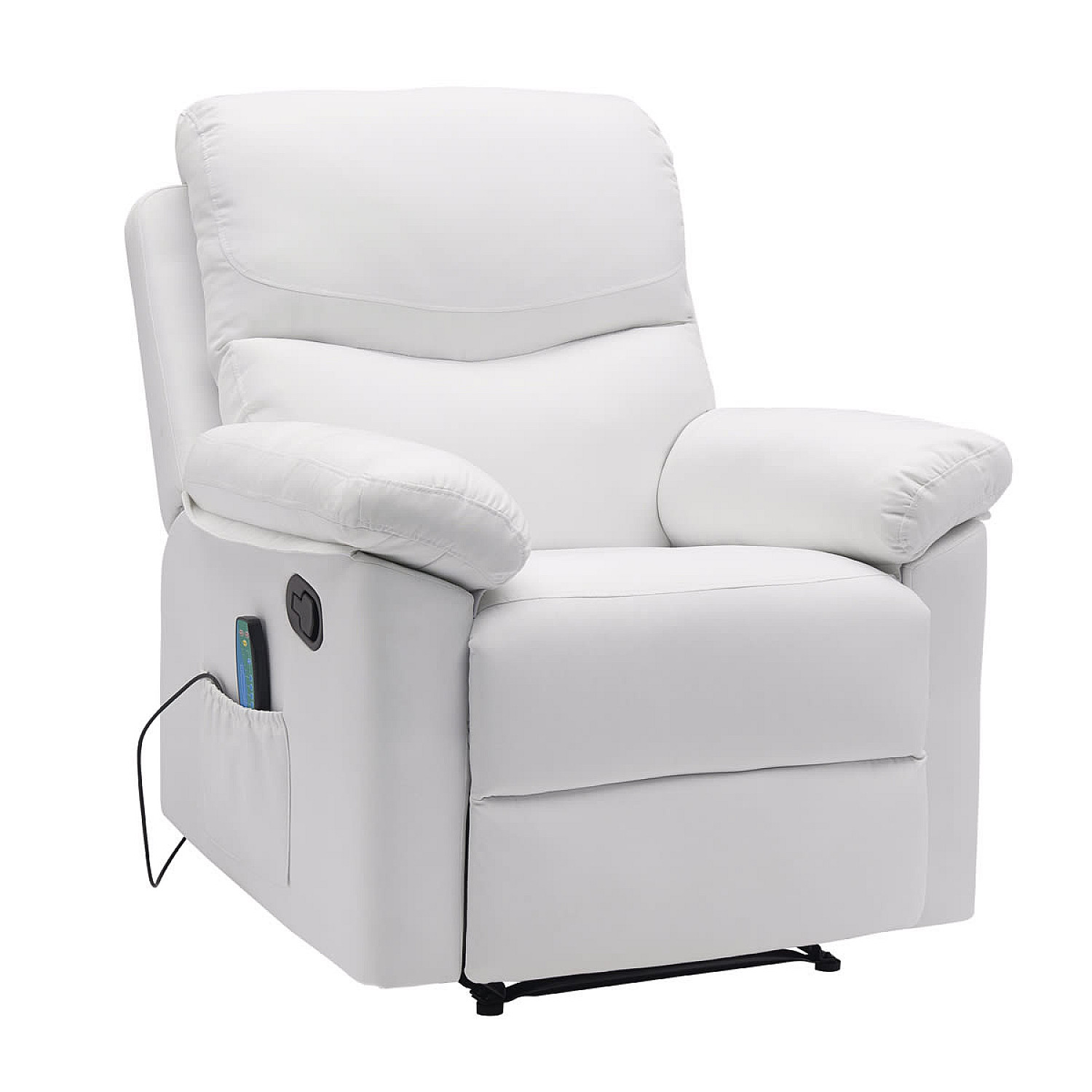 Lykke massagefåtölj massagestol, vit
