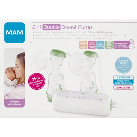 MAM - 2 In 1 Dubbel Bröstpump MAM - 2 In 1 Dubbel Bröstpump