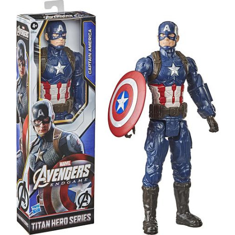 Marvel - Avengers Titan Hero Series-figur, Captain America