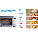 Midea - AG20CF2EBK - Svart - 20L kapacitet, 700W Midea - AG20CF2EBK - Svart - 20L kapacitet, 700W