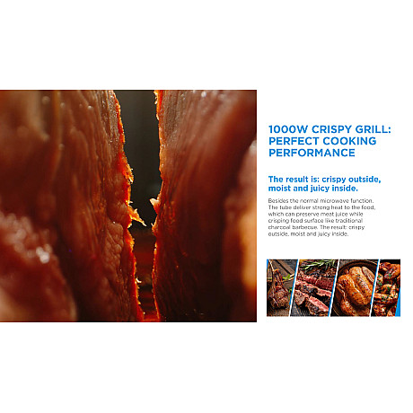 Midea - AG20CF2EBK - Svart - 20L kapacitet, 700W