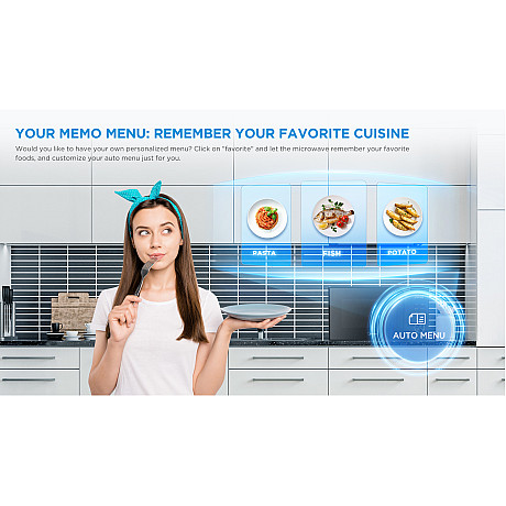 Midea - AG20CF2EBK - Svart - 20L kapacitet, 700W