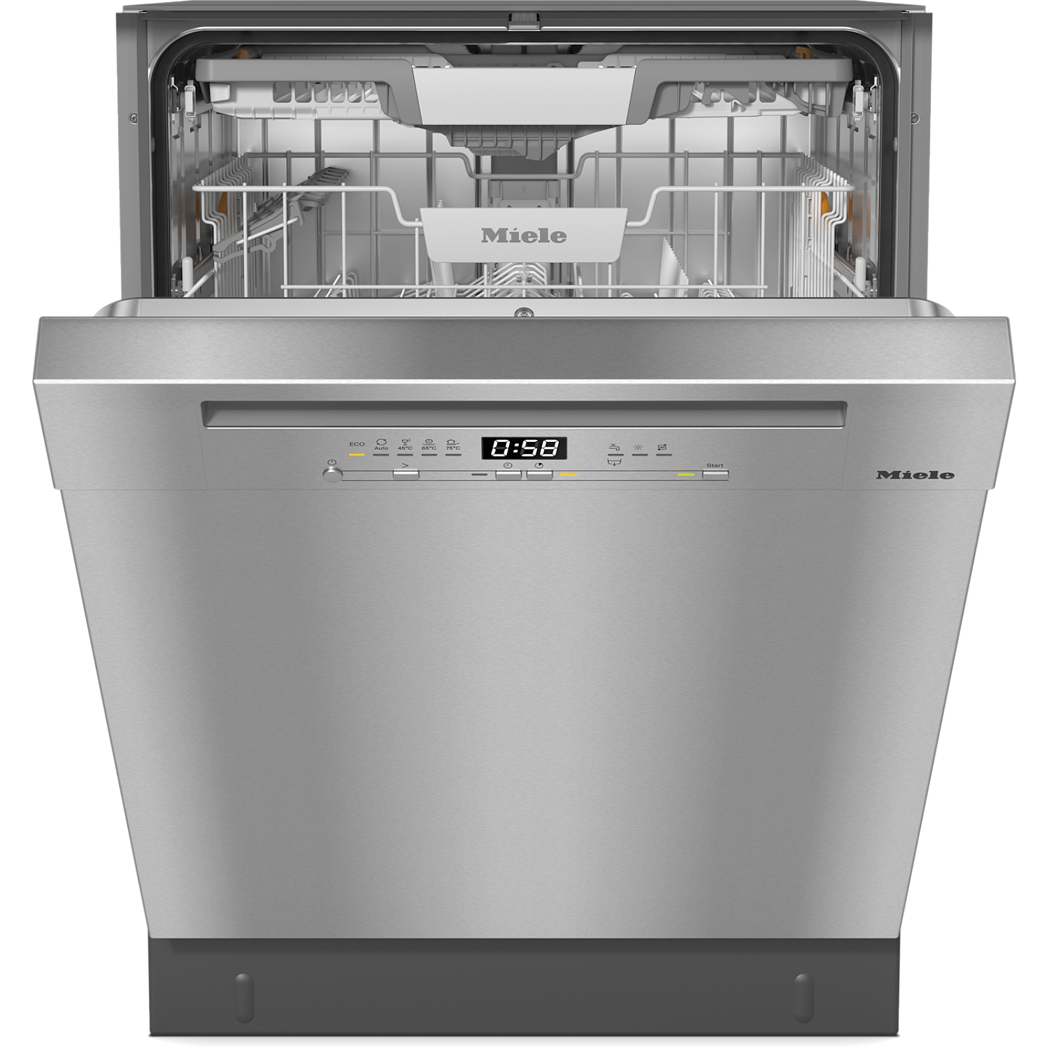 Miele 60 cm bred diskmaskin g 5432 scu selection - rostfritt stål, snabb, tuff mot virus