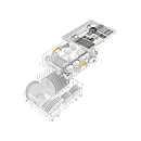 Miele - G 5540 SCU SL Active Briljantvit, Smal, Snabb