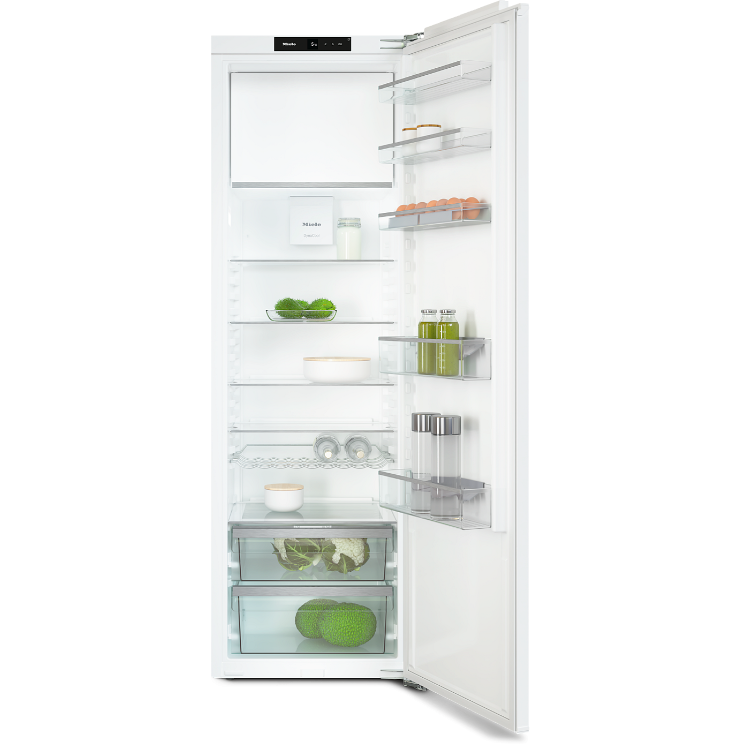 Miele kylskåp med frysfack k 7716 e integrerat kylskåp med dynacool