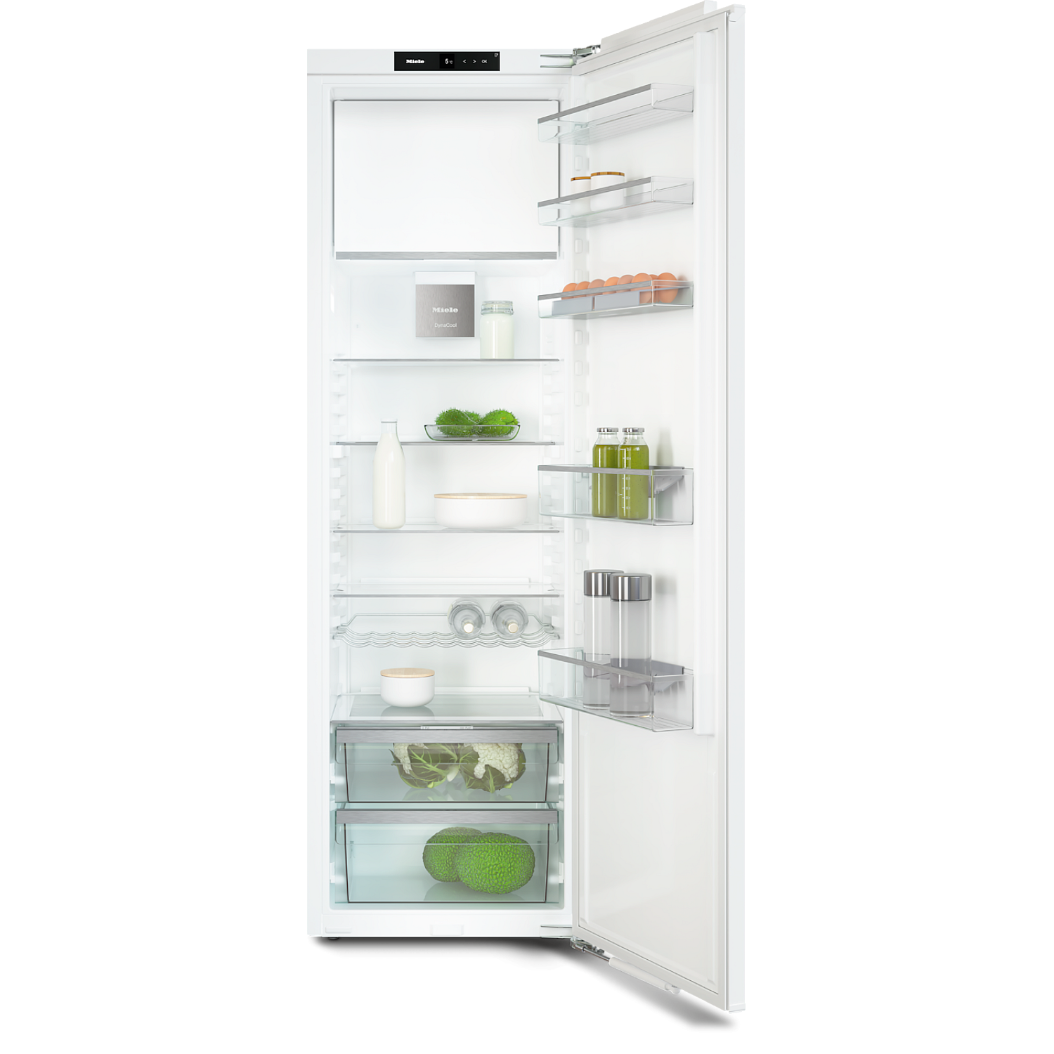 Miele kylskåp med frysfack k 7738 d integrerat kylskåp dailyfresh dynacool