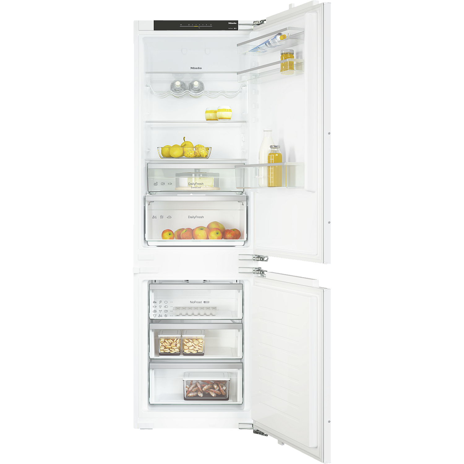 Miele kyl över frys kdn 7714 e active kyl/frys med led och nofrost
