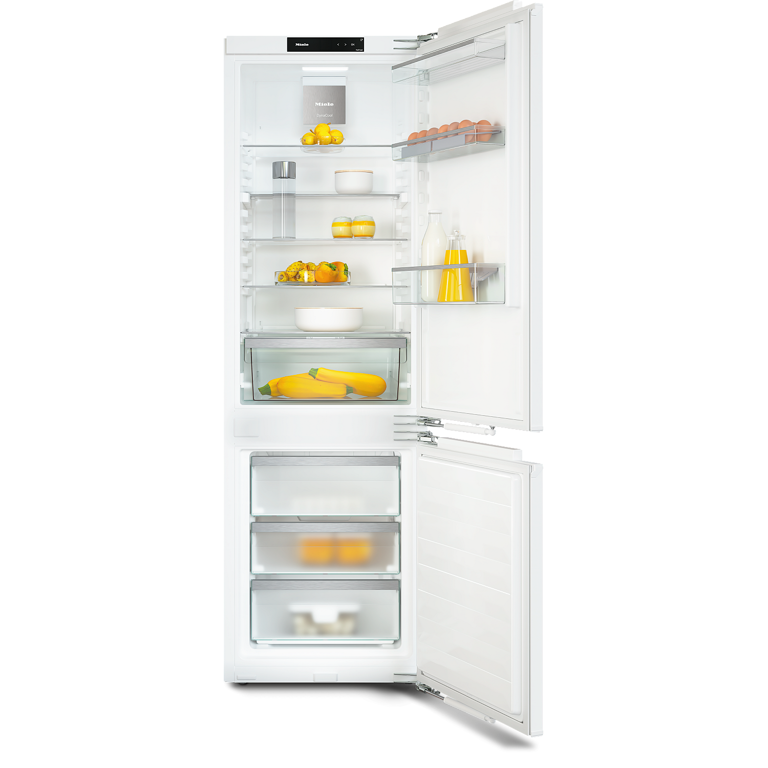 Miele kyl &ouml;ver frys kfn 7734 e inbyggd kyl/frys dynacool nofrost