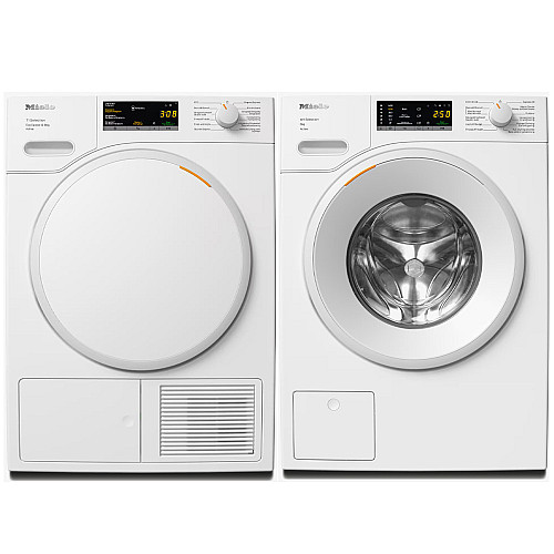 Miele paket tvättmaskin och torktumlare wsa123wcs-tsa523wp
