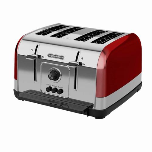 Morphy richards brödrost brödrost venture 4 skivor röd