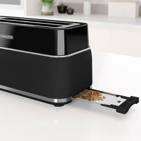 Morphy Richards - Brödrost Signature Long Slot 4 Skivor Svart Morphy Richards - Brödrost Signature Long Slot 4 Skivor Svart