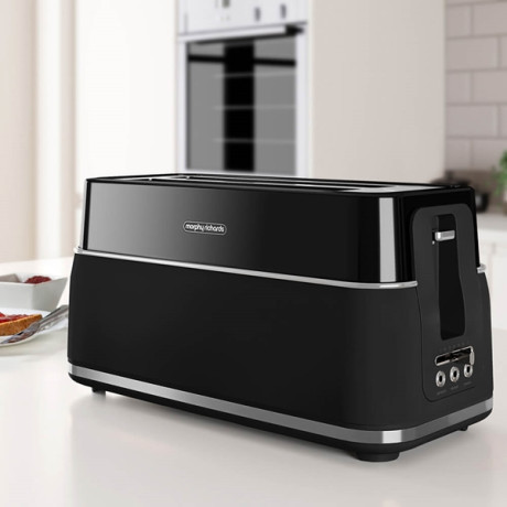 Morphy Richards - Brödrost Signature Long Slot 4 Skivor Svart Morphy Richards - Brödrost Signature Long Slot 4 Skivor Svart