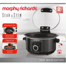 Morphy Richards - Slowcooker Sear And Stew 3,5L Fällbart Lock