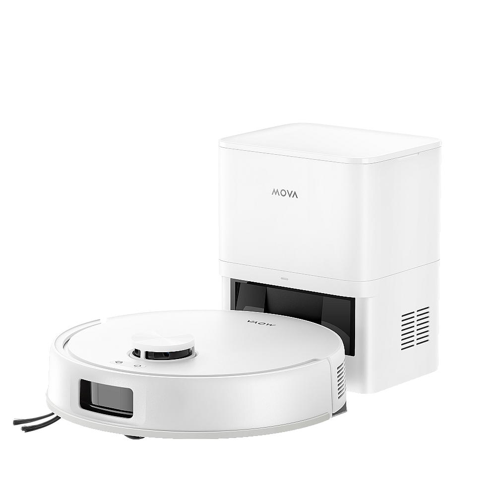 Mova - E20s Pro Plus, 13000 Pa, mopp, självtömning, 3D hinderundvikning