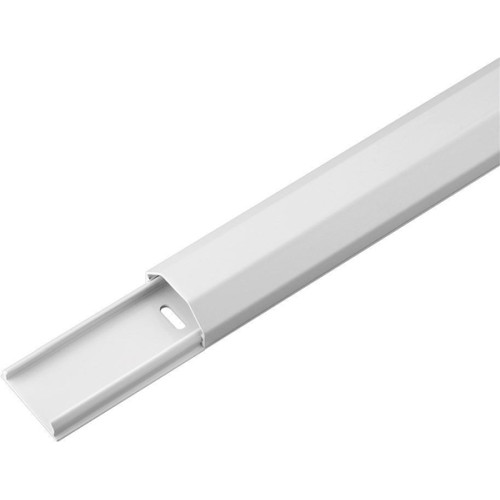 Mozi tillbehör till tv disguise 33 mm aluminiumkabelbricka, 1,1 m, vit
