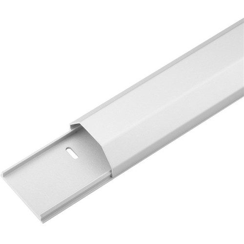 Mozi tillbehör till tv disguise 50 mm aluminiumkabelbricka, vit