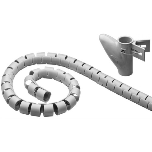 Mozi - WireTube kabelspiral. 2.5 m. grå