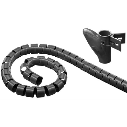 Mozi - WireTube kabelspiral. 2.5 m. svart