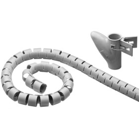Mozi - WireTube kabelspiral, 2,5 m, grå