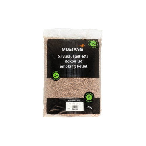 Mustang - Smoking pellets Hickory 9 kg - snabb leverans