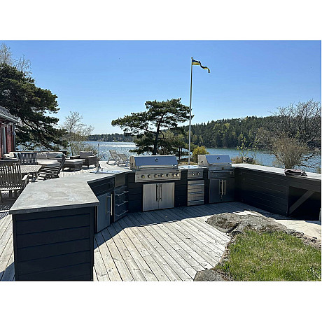 Myoutdoorkitchen - Built-In 304 SS med 6 Brännare