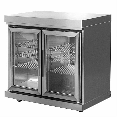 Myoutdoorkitchen -  Fristående Kylskåp classic line stainless 304SS