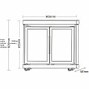 Myoutdoorkitchen -  Fristående Kylskåp classic line stainless 304SS