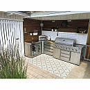 Myoutdoorkitchen -  Fristående Kylskåp classic line stainless 304SS